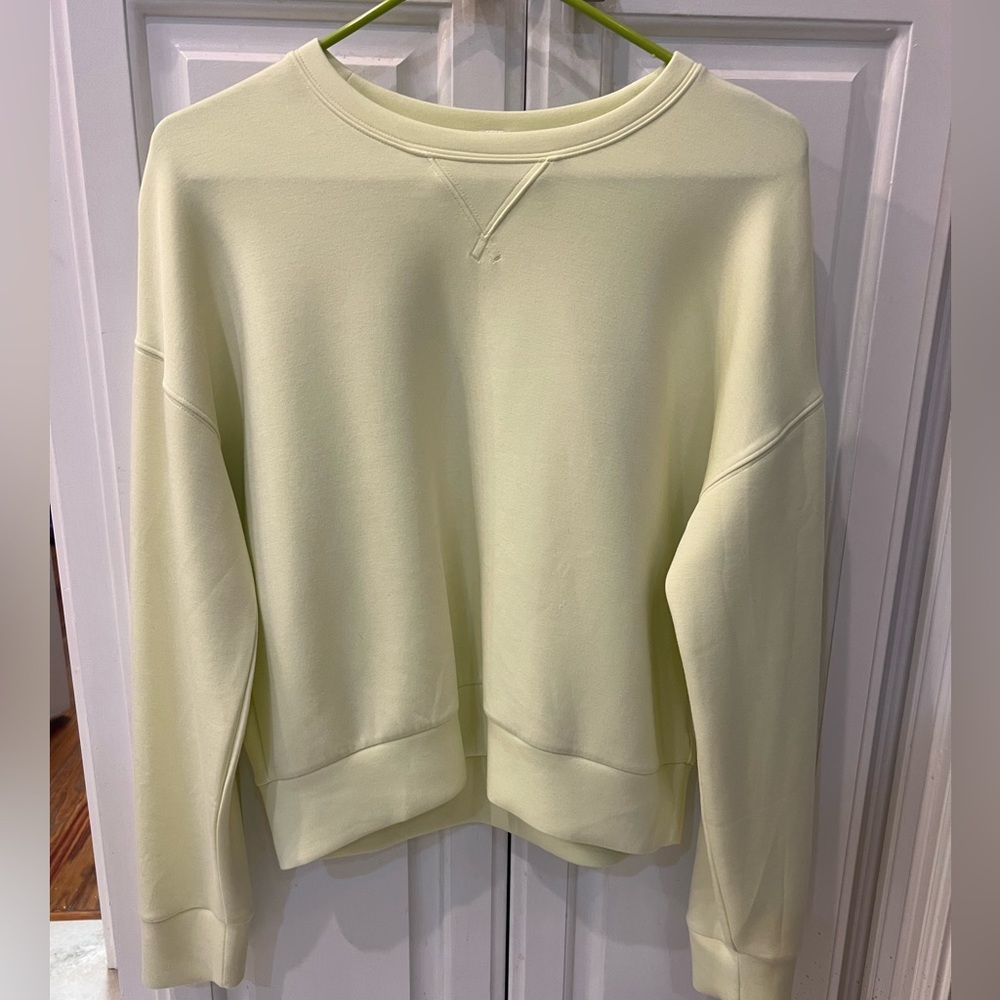 SPANX AirEssentials Women's Yellow Scuba Crewneck